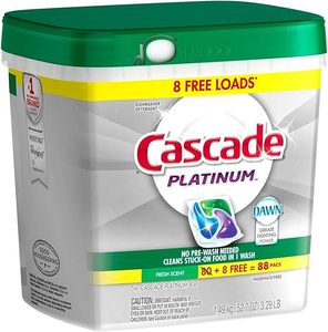 Cascade Platinum ActionPacs <b>Dishwasher</b> <b>Detergent</b> 88 Count Lemon Fragrance Anti-Bacterial All-In-One Disposable Eco-Friendly - Product Image 1