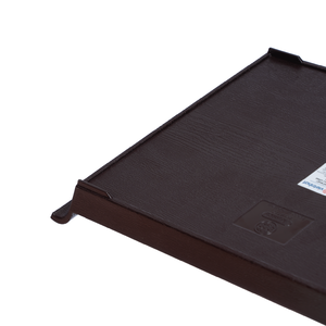 5713 Wood Grain Rectangular ABS Serving <b>Tray</b> with Curved Handles, Non-Slip Surface for <b>Drinks</b> & Food Serving - Product Image 5