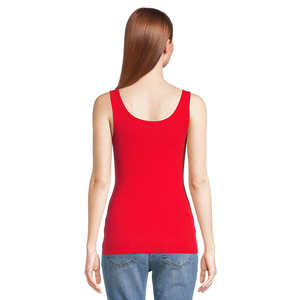 Débardeur personnalisé en tricot sans manches à col en V OEM Femmes Logo court à l'avant respirant à la mode Design Streetwear décontracté - Product Image 6