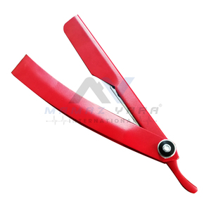 Tùy Chỉnh Sơn Bột Thép Không Gỉ Cắt Tóc Dao Cạo Chính Xác Cắt Dao Cạo Râu Dùng Một Lần Tính Năng Có Tính Năng Trượt Xử Lý - Product Image 1