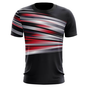 Wholesale Custom Sublimation Printed Oversized Cotton T-<b>Shirt</b> High Collar Unisex Fitness Gym Wear Men's Logo T-<b>Shirt</b> - Product Image 1