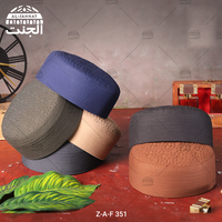 Gorro de Oración Transpirable, Lavable y Listo para Usar, Gorro Musulmán Bordado con Costuras Finas, Gorro de Namaz para Adultos