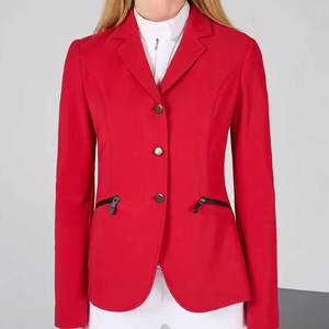 Veste de compétition en polyester personnalisable pour femmes vêtements d'extérieur équestres en gros haut de gamme pour combinaison d'équitation et produits équins - Product Image 5