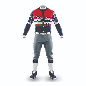 Uniforme de Béisbol y Sóftbol Profesional Personalizado, Transpirable y de Secado Rápido, Conjunto de Uniforme Deportivo de Poliéster/Algodón Totalmente Personalizado - Product Image 2