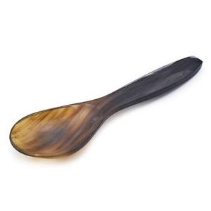 Admirable corne de buffle fruits et salade servant cuillère et fourchette ensemble dessert et gâteau servant vaisselle décorative outils à salade - Product Image 1