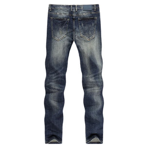 Custom Acid Wash Heavyweight Cotton Denim Pants Oem Streetwear Flare Distressed Baggy <b>Jeans</b> for <b>Men</b> Vintage Style for Spring - Product Image 2