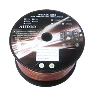 HOME THEATER Kunststoffs pulen geflecht Abschirmung PVC-Mantel blankes Kupferkabel Lautsprecher kabel für Surround Sound System