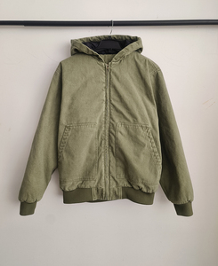 YORK เสื้อแจ็กเก็ตผ้าไนลอนผู้ชายปักลายสไตล์สตรีทหนา - Product Image 3