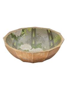 Bol en bois de manguier au design étonnant pour la vaisselle Bol de service de mariage de faiza craft - Product Image 3