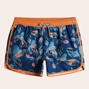 Shorts de bain personnalisés de haute qualité, shorts de plage en spandex/polyester, shorts de bain imperméables, shorts de pêche pour hommes - Product Image 2