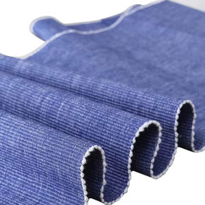 100% Cotton Rib Table <b>Placemat</b> and runner Luxury Modern Solid Square Pattern <b>Linen</b> Place Mats for Home Hotels Weddings - Product Image 1