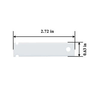 2 Pack WE1M1067 Dryer <b>Drum</b> Glide <b>Plastic</b> Replacement for WE03X37317 Electric Power Source - Product Image 5