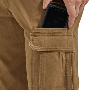 Vente en gros d'usine de pantalons cargo pour hommes Logo personnalisé Taille XL Motif droit Baggy Jogging Vêtements de sport tissés - Product Image 4