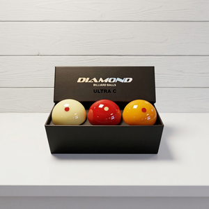 Billes de billard Diamond - Ensemble Carom Ultra-C 3 coussins 61,5 mm |   Ballon officiel PBA |   Fabriqué en Corée |   Résine phénolique - Product Image 1
