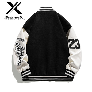 Veste de baseball varsity pour homme sur mesure de haute qualité, col roulé, antibactérienne, respirante, coupe-vent, en toile, nouvelle collection - Product Image 2