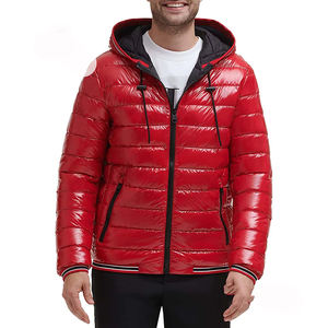 วัสดุที่ดีที่สุด การตัดเย็บที่สมบูรณ์แบบ โลโก้ส่วนตัว ดีไซน์ยอดนิยม สีตามสั่ง คุณภาพระดับพรีเมียม สำหรับเสื้อแจ็คเก็ตพัฟเฟอร์ผู้ชาย - Product Image 1