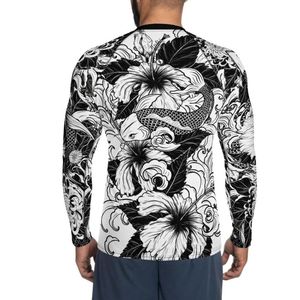 Superventas Rash Guard Hombres Manga larga Rash-Guard Swim Shirt 2024 Nuevo Rash Guard - Product Image 5