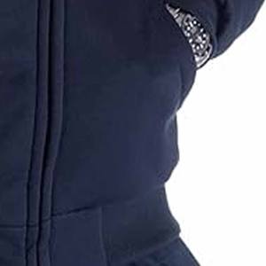 Sweat-shirts à capuche et pantalons de jogging sportifs épais à fermeture éclair intégrale, avec logo personnalisé OEM et design à motif uni, couleur contrastante, envoyés par Dress Sports - Product Image 3