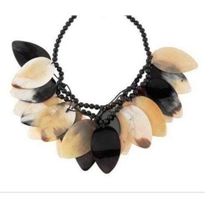 Collier en os de buffle personnalisé Collier en corne de buffle naturelle Produit indien fait à la main - Product Image 6