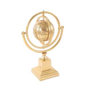 Living Room Luxury Armilary <b>Globe</b> With Stand Metal Handicrafts Gold Finish Metal <b>Rotatable</b> <b>Globe</b> Office Gift Supplies - Product Image 1