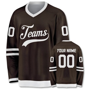 Custom High Quality Unisex Ice Hockey Apparel Low MOQ Wholesale Sublimation Transfer Printed OEM Service Breathable Anti-UV - Product Image 1