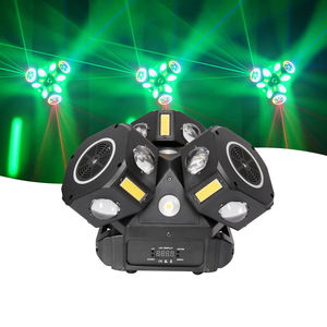 Éclairage laser à <span class=keywords><strong>trois</strong></span> têtes en gros, éclairage stroboscopique, 12*10W RGBW, tête mobile, éclairage de scène pour discothèques, soirées, boîtes de nuit - Product Image 1