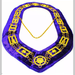 Regalia Delantal OES Eastern Star Masonic Regalia Collar de cadena Masonic Regalia O.E.S Eastern Star Collar - Product Image 4