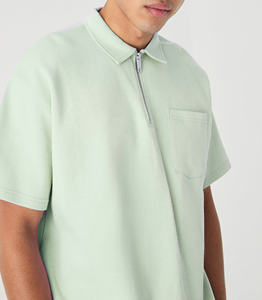 Ropa de dos piezas Chándal Estampado de algodón Oversize Drop Shoulder Camiseta y pantalones cortos Conjunto para hombres - Product Image 6