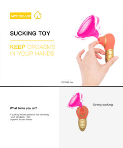 Vibrador de Clítoris y Succionador de Pezones 2 en 1 LOTUSIF - 5 Modos de Succión y Vibración para una Estimulación Intensa del Seno, Juguete Sexual - Product Image 2