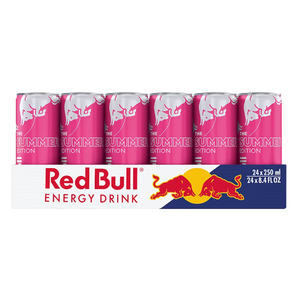 Venta al por mayor de Red Bull Edición Verano Sabor Melocotón Blanco, 24 latas de 250ml, 24 unidades por caja, ideal para despensas de oficina y salas de descanso. - Product Image 6