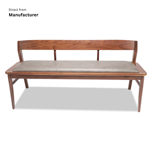 Meubles de maison OEM et ODM meubles de salle à manger banc en noyer style coréen et japonais - Product Image 1