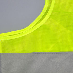 STITCHMODE Veste de travail à logo LED personnalisable Gilet de sécurité en maille haute visibilité Gants de jardin industriels en polyester réfléchissant - Product Image 4