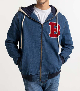 Chaqueta Vaquera de Mezclilla para Hombre, Personalizada, de Alta Calidad, Estilo Vintage, Otoñal, con Botones, Bolsillos, Color Negro Sólido, Cuello Camisero - Product Image 4