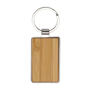 25901 Portachiavi e Moschettoni Promozionali Personalizzati in Bambù e Metallo per Amanti dei Gadget - Product Image 6