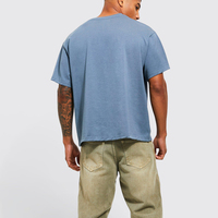 Camiseta cuadrada de algodón 100% transpirable de alta calidad para hombre, hecha en Pakistán, manga corta en blanco personalizada, ajuste Regular, las cosas más finas, costo barato