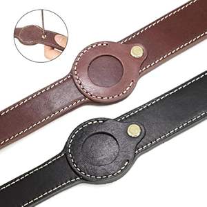 <span class=keywords><strong>Collar</strong></span> de Cuero Premium Personalizable Rosa y Verde para Gato y Perro con GPS y Dispositivo de Rastreo para Airtag - Product Image 2