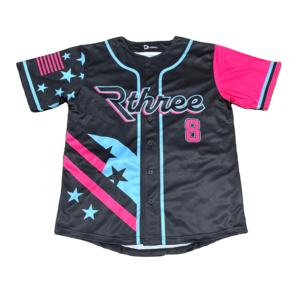 Custom Baseball Jersey Durable Breathable Fabric Lightweight Design Athletic Fit Team Logo Personalization Stylish Sublimated - Product Image 1