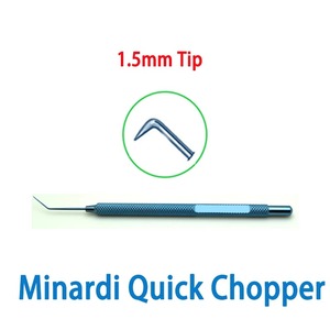 Instrumentos Oftalmológicos Phaco Chopper Minardi Quick Claw para Cirugía Oftálmica - Product Image 2