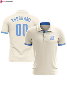 เสื้อโปโลผ้าโพลีเอสเตอร์สำหรับผู้ชายเสื้อโปโลผ้าโพลีเอสเตอร์แห้งเร็วพิมพ์โลโก้ได้ตามต้องการ - Product Image 1