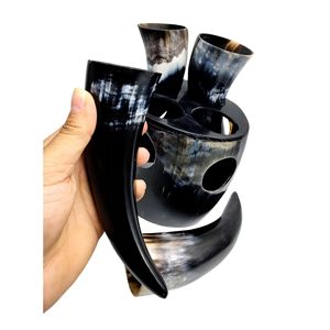 Handcrafted Eco-Friendly <b>Animal</b> Style Viking Drinking Horn Set Tankard <b>for</b> Beer Wine Mead & Ale <b>Lovers</b>-Christmas <b>Gift</b> - Product Image 1