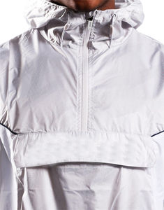 Ropa deportiva para hombre, logotipo personalizado, media cremallera, chaquetas cortavientos de pista, OEM para hombre, entrenamiento ligero, gimnasio, correr, sudaderas con capucha - Product Image 6