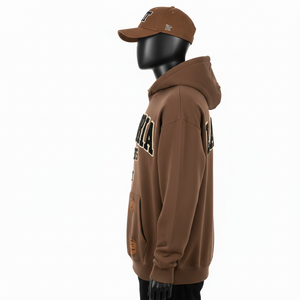 Sudadera con Capucha de Moda 2026, Diseño Pesado, Tendencia, Marca de Ropa Urbana, 100% Algodón, Talla Grande, Bordado Desgastado para Hombre - Product Image 5