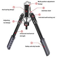 Barre d'exercice IRIS Fitness Power Twister en acier inoxydable, résistance réglable, sûre et durable, pour renforcer les bras et le haut du corps à domicile