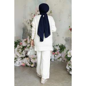 Ensemble 2 pièces en tricot régulier Anje, couleur écru, taille LSTD, 165 cm - Product Image 2