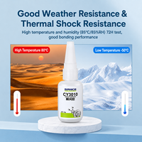Colle instantanée transparente au cyanoacrylate à séchage rapide pour métal, plastique, caoutchouc, bois CY3010