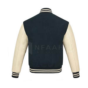 Veste pour homme en similicuir de qualité supérieure, sur mesure, séchage rapide, respirante, doublée de laine, col montant, pour l'automne et l'hiver - Product Image 2