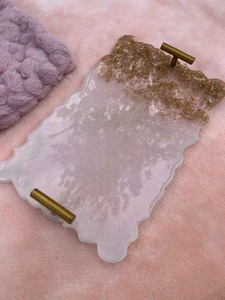 Resin <b>Decorative</b> Tray in Multiple Colors Rectangle Home <b>Decor</b> Resin Tray High Quality - Product Image 3