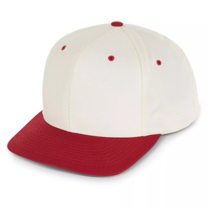 Casquette de baseball bicolore avec logo brodé personnalisé pour hommes, casquette de baseball vintage en coton de luxe à 5 panneaux à bord incurvé pour hommes - Product Image 5