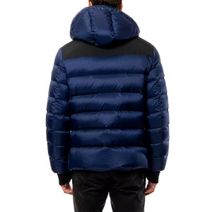 Chaqueta Acolchada Casual de Invierno con Capucha, de Lona Tejida con Forro de Piel de Oveja, Cierre de Cremallera, Ultraligera, Rellena de Poliéster, para Exteriores - Product Image 6