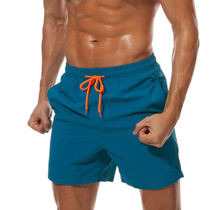 Pantalones cortos de playa deportivos de verano para hombre recién llegados al por mayor 100% algodón secado rápido ecológico sólido multicolor nueva moda satén - Product Image 4